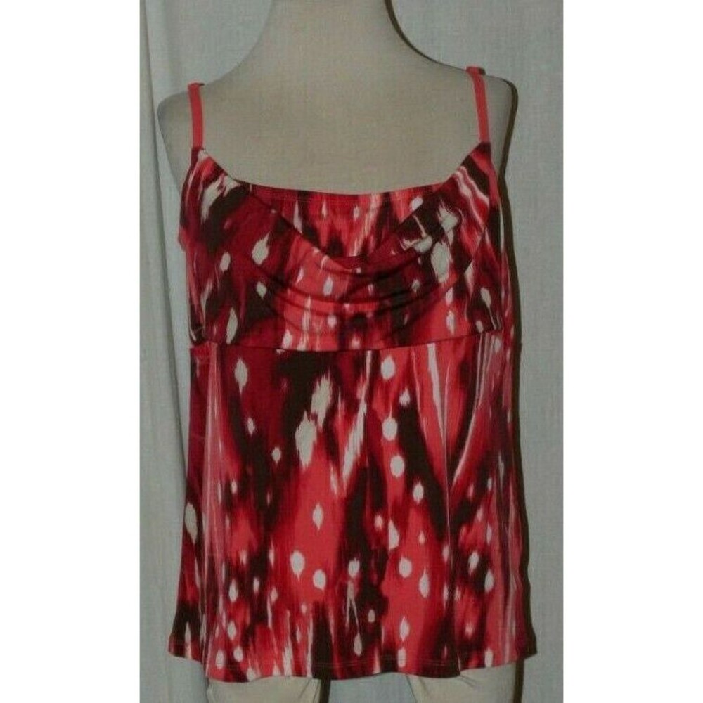 Women's Slimfabulous Ultimate Slimming Pink Lined Stretch Tank Top Size XL